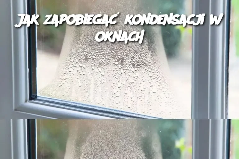 Jak zapobiegać kondensacji w oknach