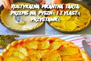 Rustykalna pikantna tarta: przepis na pyszną i żylastą przystawkę