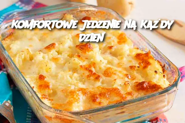 "Zapiekanka Ziemniaczano-Kalafiorowa z Szynką i Serem: Komfortowe Jedzenie na Każdy Dzień 🥔🧀"