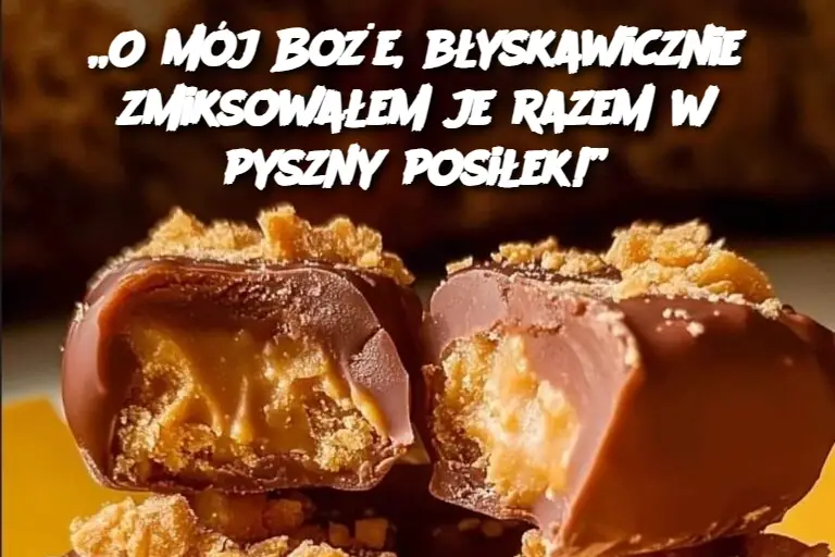 „O mój Boże, błyskawicznie zmiksowałem je razem w pyszny posiłek!”